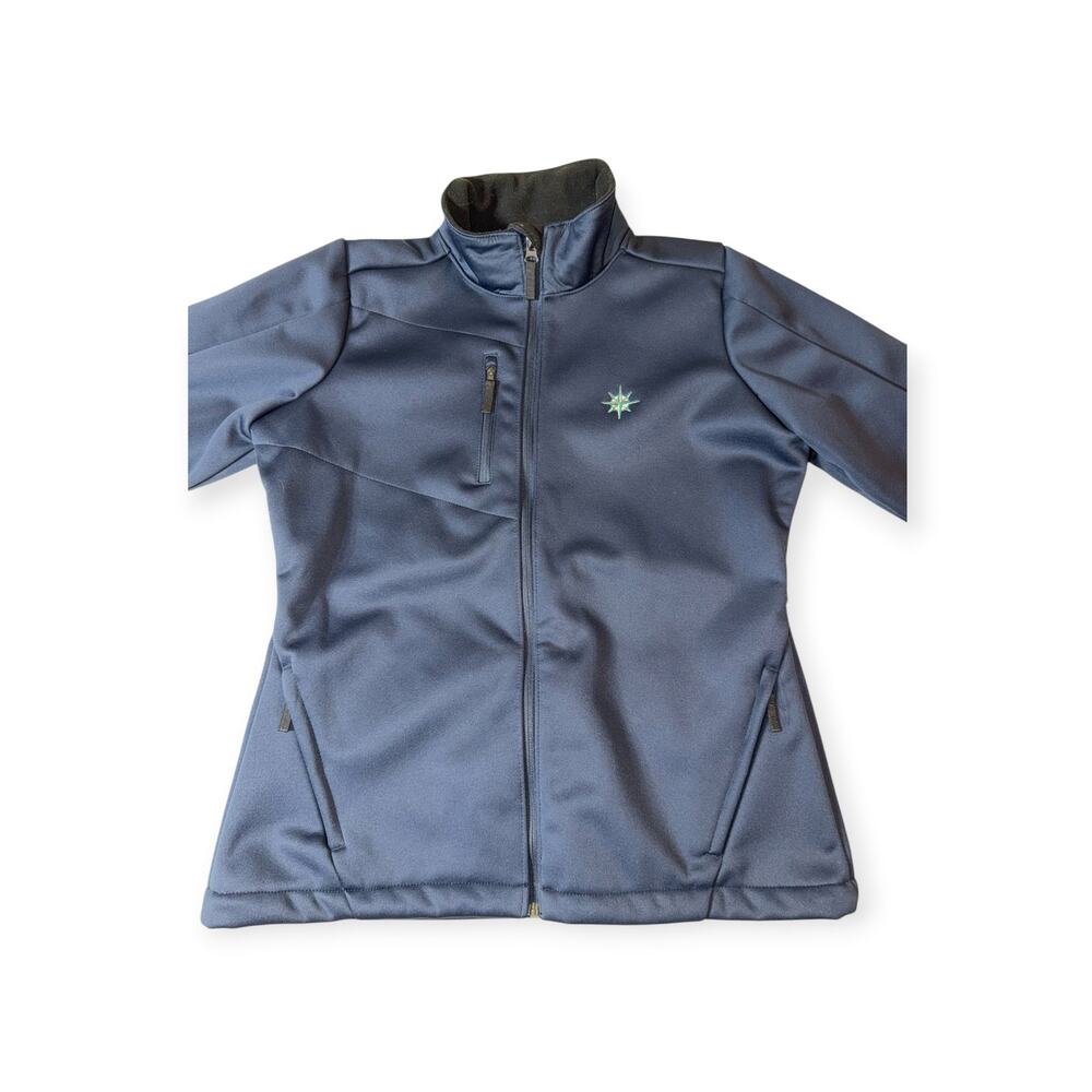 Antigua MLB Seattle Mariners Women's M/L Navy Logo Jacket